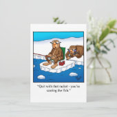 Funny Jubileum Party-uitnodigingen Kaart (Staand voorkant)