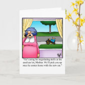 Funny Jubileum Wenskaart Kaart (Gele Bloem)