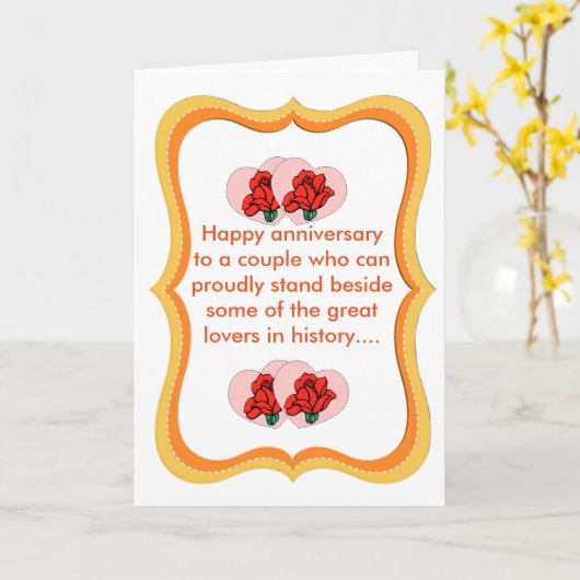 Funny Jubileum Wenskaart Kaart (Gele Bloem)