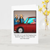 Funny Jubileum Wenskaart Kaart (Gele Bloem)