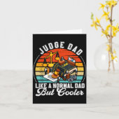 Funny Judge Gift Judge Dad Judge Top Judge Gift Kaart (Gele Bloem)