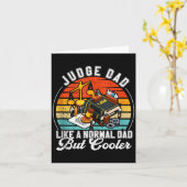 Funny Judge Gift Judge Dad Judge Top Judge Gift Ta Kaart (Gele Bloem)