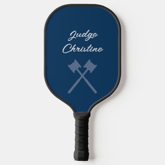 Funny Judge Statement Pickleball Paddle (Achterkant)