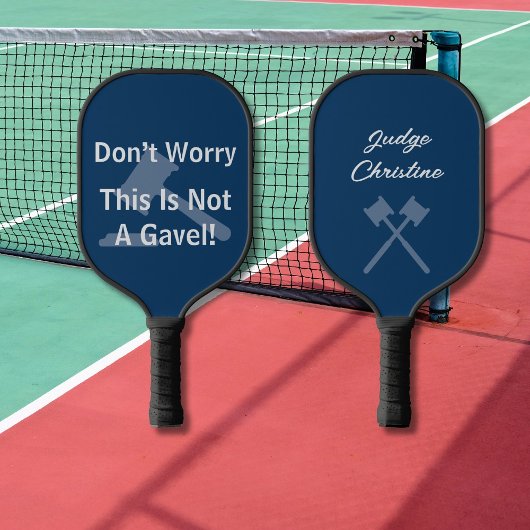 Funny Judge Statement Pickleball Paddle