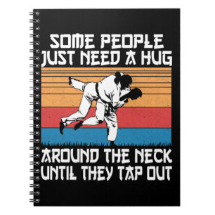 Funny Judo Jiu Jitsu Martial Arts Humor Notitieboek