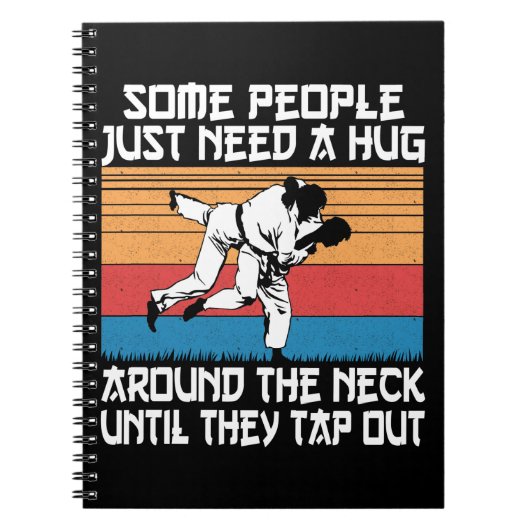 Funny Judo Jiu Jitsu Martial Arts Humor Notitieboek (Voorkant)