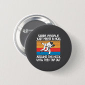 Funny Judo Jiu Jitsu Martial Arts Humor  Ronde Button 5,7 Cm (Voorkant /achterkant)