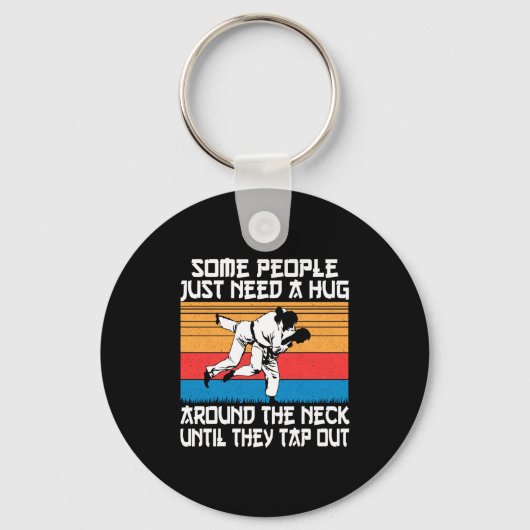 Funny Judo Jiu Jitsu Martial Arts Humor Sleutelhanger (Voorkant)