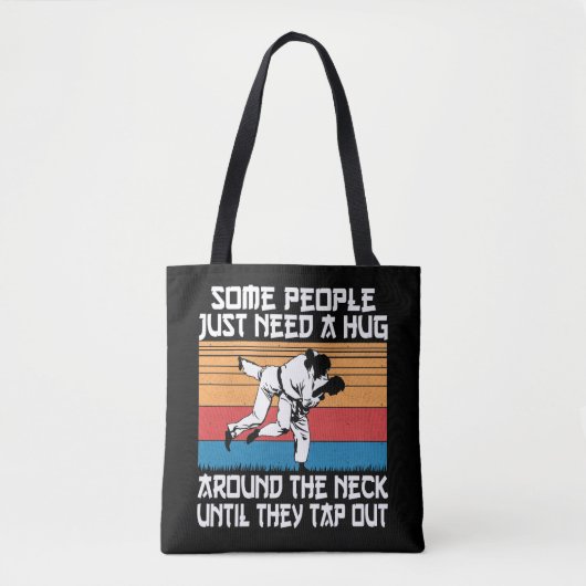 Funny Judo Jiu Jitsu Martial Arts Humor Tote Bag (Voorkant)