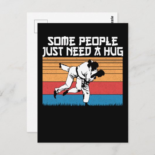 Funny Judo Joke Jiu Jitsu Martial Arts Humor Briefkaart (Voorkant / Achterkant)