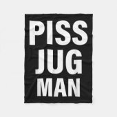 Funny Jug Man Apparel  Fleece Deken (Voorkant)
