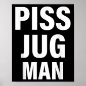 Funny Jug Man Apparel  Poster (Voorkant)