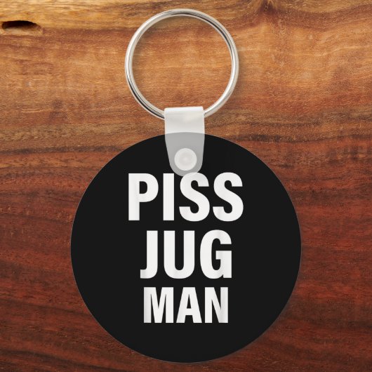 Funny Jug Man Apparel  Sleutelhanger (Voorkant)