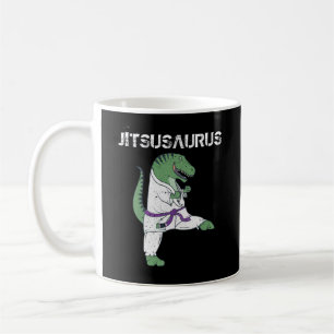 Funny Jujitsu, T-Rex Jiu Jitsu Black Belt cadeaus Koffiemok
