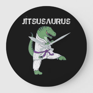Funny Jujitsu, T-Rex Jiu Jitsu Black Belt giften Grote Klok