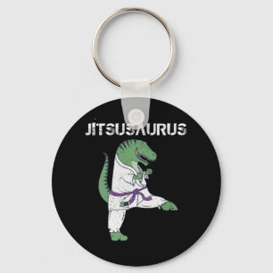 Funny Jujitsu, T-Rex Jiu Jitsu Black Belt giften Sleutelhanger