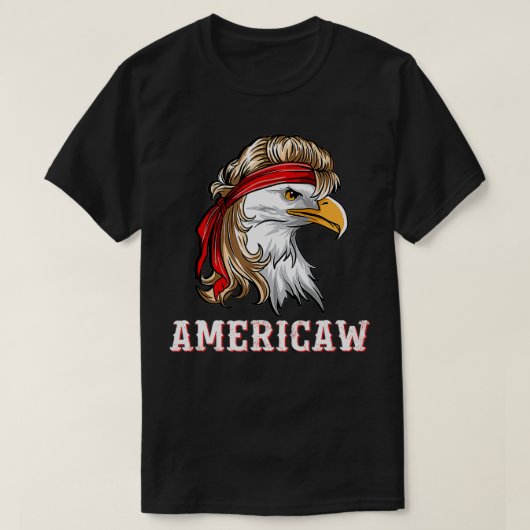 Funny Juli 4e Amerikaanse vlag Patriotic Eagle A T-shirt (Design voorkant)