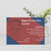 Funny Juli 4e Partij Uitnodiging (Staand voorkant)