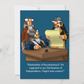 Funny Juli Vierde Partij Uitnodigingen (Voorkant)