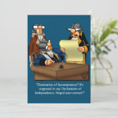 Funny Juli Vierde Partij Uitnodigingen (Staand voorkant)