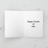 Funny Juli Vierde Wenskaart Kaart (Binnen)