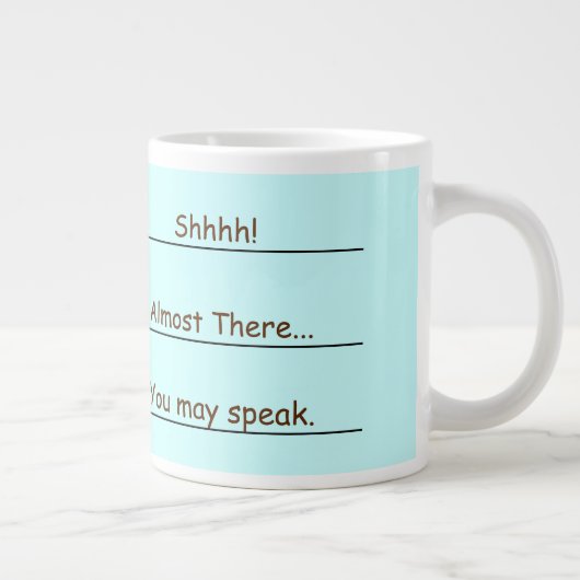 Funny Jumbo Coffee Wake Up Mok (Rechts)