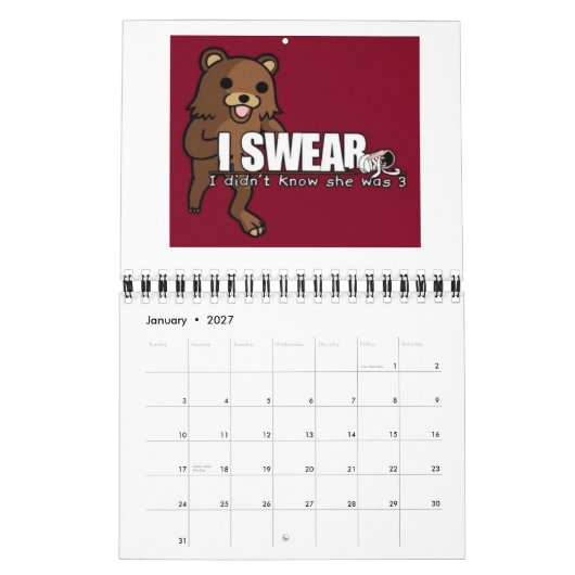 Funny Junk Calander Kalender (Jan 2027)