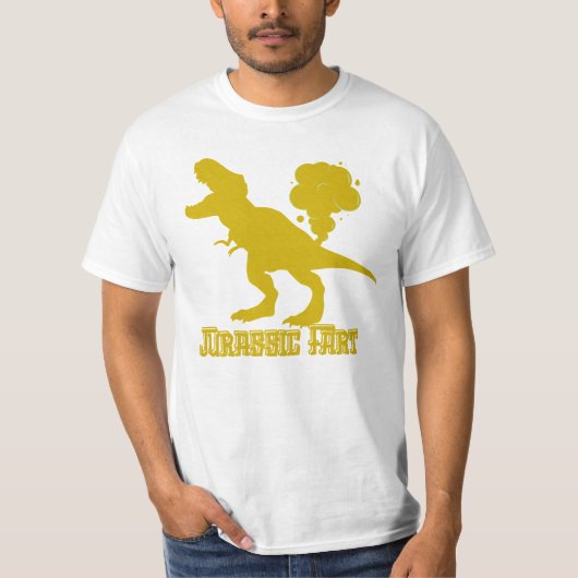 Funny Jurassic Fart T-Rex T-shirt (Voorkant)