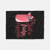Funny Just A Fridge Cigarette Coquette Nk Bow  Fleece Deken (Voorkant (Horizontaal))