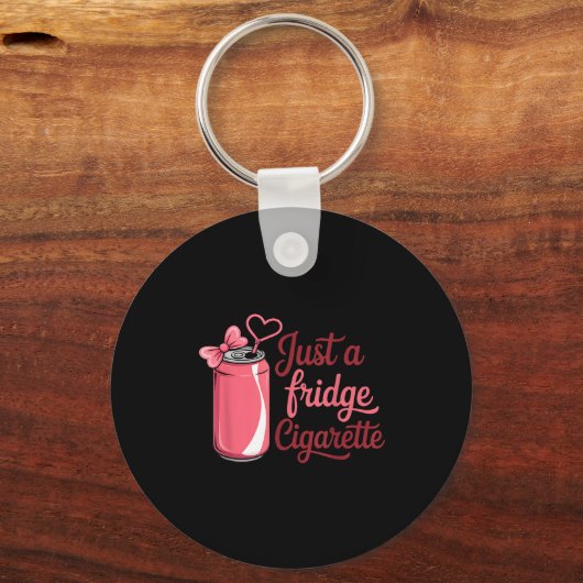 Funny Just A Fridge Cigarette Coquette Nk Bow  Sleutelhanger (Voorkant)