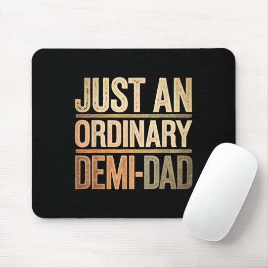 Funny Just An Ordinary Demi Dad Daughter Father's  Muismat (Met muis)
