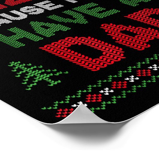 Funny Just Feliz Navi Because I Don't Have A Dad C Poster (Hoek)