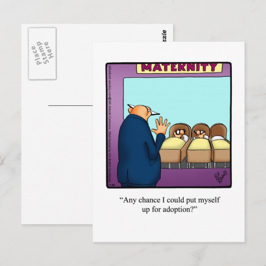 Funny Just for Laughs Briefkaart (Voorkant / Achterkant)