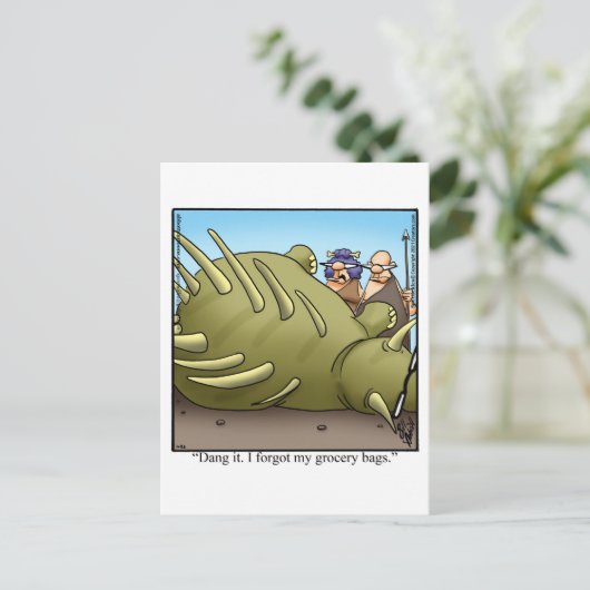 Funny Just for Laughs Briefkaart (Staand voorkant)