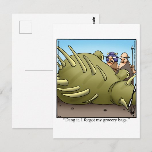 Funny Just for Laughs Briefkaart (Voorkant / Achterkant)