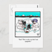 Funny Just for Laughs Polar Beer Briefkaart (Voorkant / Achterkant)