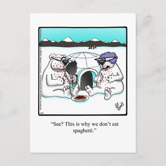 Funny Just for Laughs Polar Beer Briefkaart (Voorkant)