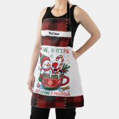 Funny Just having a Meltdown Snowman Christmas  Schort (Insitu)