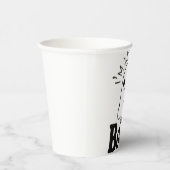 Funny Just here for the Boos, Halloween Papieren Bekers (Rechts)