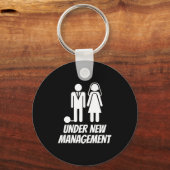 Funny Just Married , Fun Newlywed Gag For Men  Sleutelhanger (Voorkant)