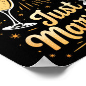 Funny Just Married Newlywed Honeymoon Couple 2026  Poster (Hoek)