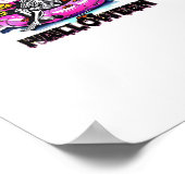 Funny Just Waiting For Halloween Skeleton Spooky V Poster (Hoek)