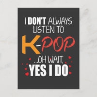 Funny K-Pop Gift Idea Korean Music Lover