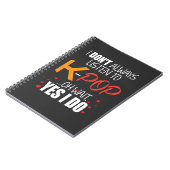 Funny K-Pop Gift Idea Korean Music Lover Notitieboek (Linkerzijde)