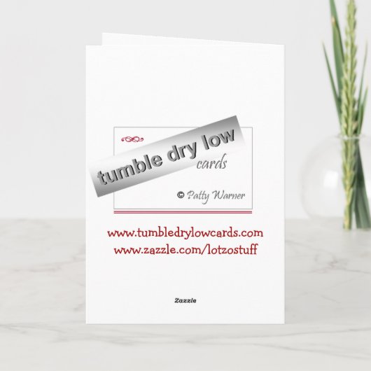 Funny  kaart (Achterkant)