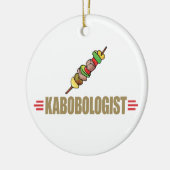 Funny Kabob Keramisch Ornament (Links)