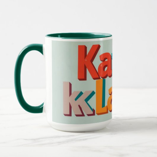Funny Kaffeeklatsch Gossip And Coffee Custom Mok (Links)