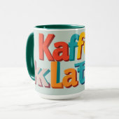 Funny Kaffeeklatsch Gossip And Coffee Custom Mok (Voorkant links)