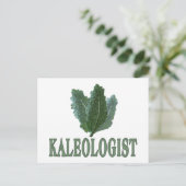 Funny Kale Briefkaart (Staand voorkant)