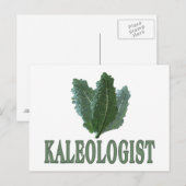 Funny Kale Briefkaart (Voorkant / Achterkant)